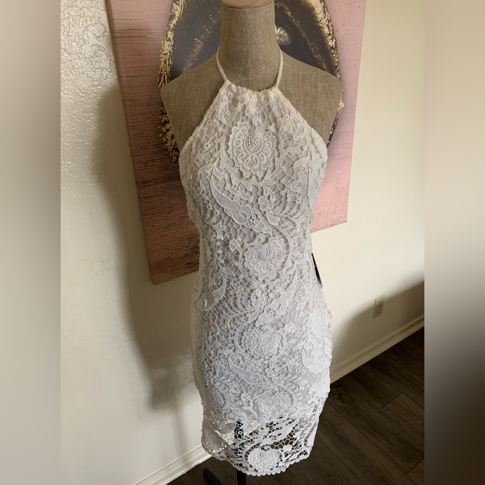 Express White Lace Dress